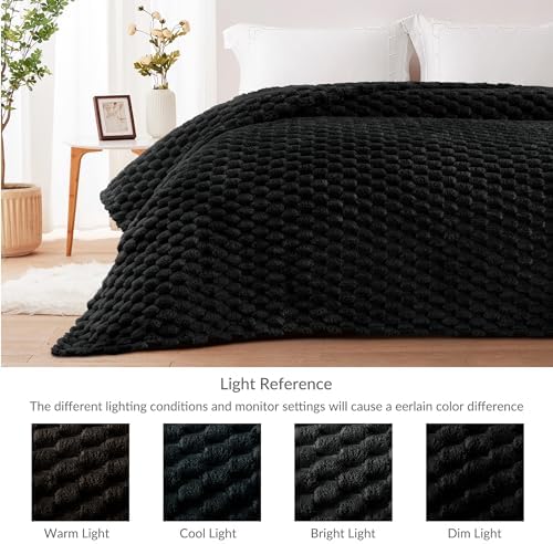 Whale Flotilla Soft Fleece King Size Bed Blanket Luxury 3D Jacquard