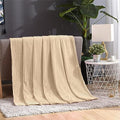 Cozy Super Soft Throw Blankets for Bed, 80x60 Inch Extra Large Solid