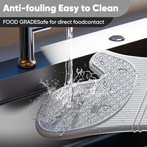 Silicone Oven Mitts, Heat Resistant Oven Gloves with Quilted Liner