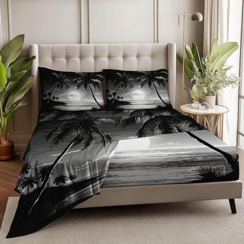 Fitted Sheet 3 Pieces Twin XL Size Sheets with Deep Pocket Fitted