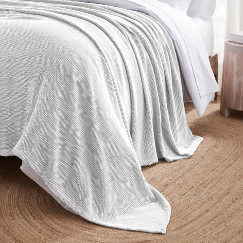 SUPERIOR Chrisney Cotton Blanket, Comfy All Season Bedding, Home Decor