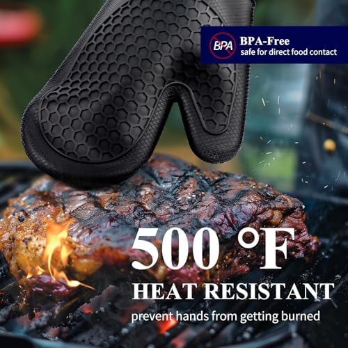 Kitsure Silicone Oven Mitts, Kitchen Gadgets, Apartment Essentials