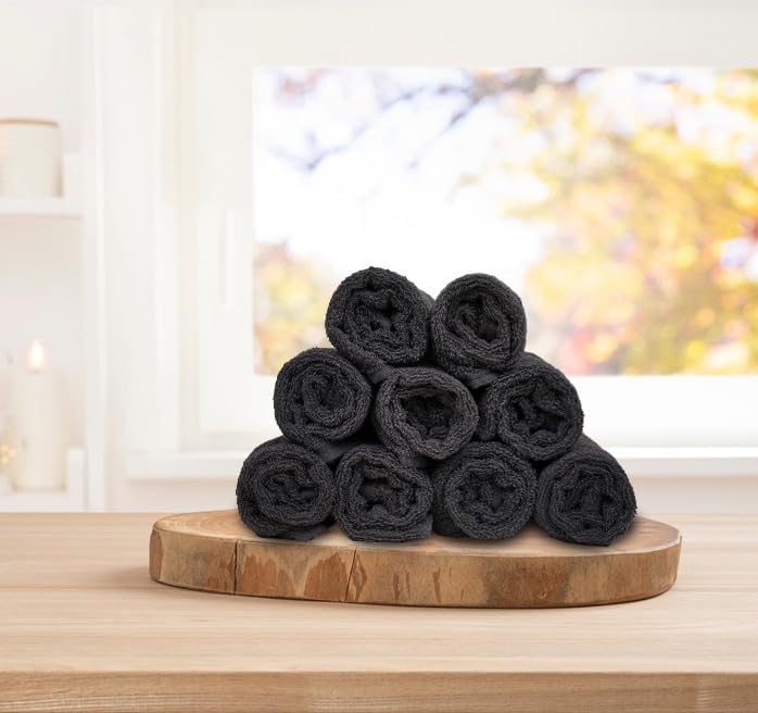 100% Cotton Hand Towels – Pack of 24, 16x27 Inch – Quick-Dry, Highly