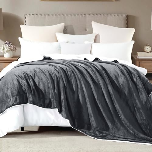 Mocassi Premium Ultra-Soft Flannel Fleece Sherpa Throw Blanket - Warm