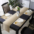 Brown Gradient Table Runner and Placemats Set of 6 Farm Country Cotton