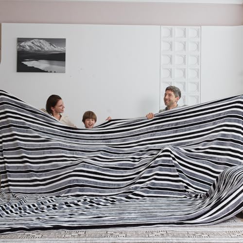 COOVA Oversized King Fleece Blanket 120x120 inches, Soft Cozy Warm