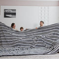 COOVA Oversized King Fleece Blanket 120x120 inches, Soft Cozy Warm