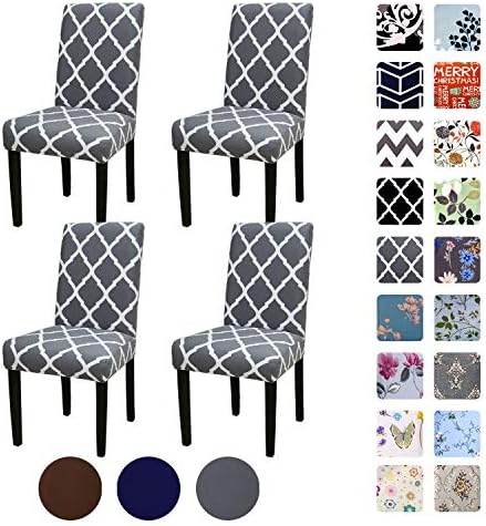 Stretch Dining Chair Covers Removable Washable Seat Parson Chair