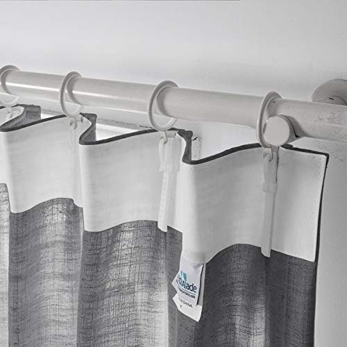 ChadMade Pinch Pleated Faux Linen Drapery Light Filtering Privacy