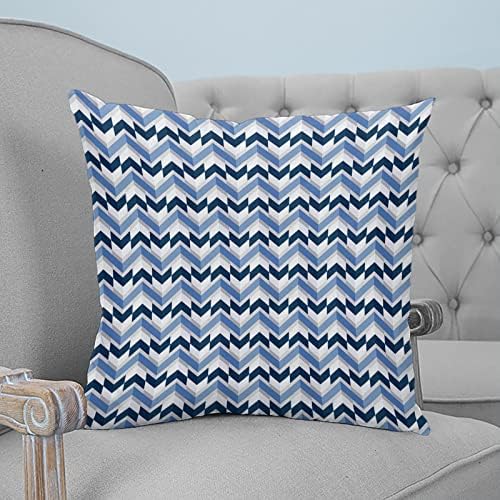 Abstract Geometric Pack of 2 Pillowcases Navy Blue Minimalist Pillow
