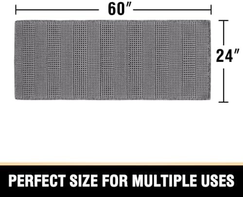 H.VERSAILTEX Waffle Bath Mat Super Absorbent Non Slip Bath Rugs for