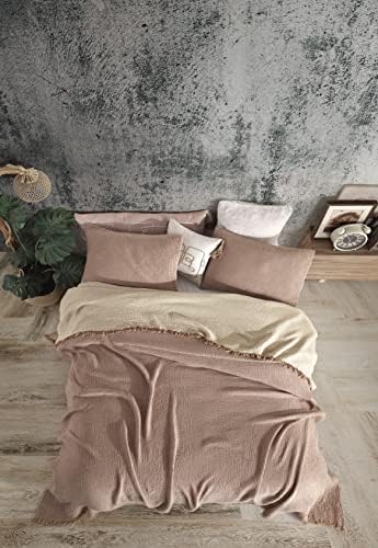 Soft Pure Cotton 4-Layer Gauze California King Size Bedspread – Soft