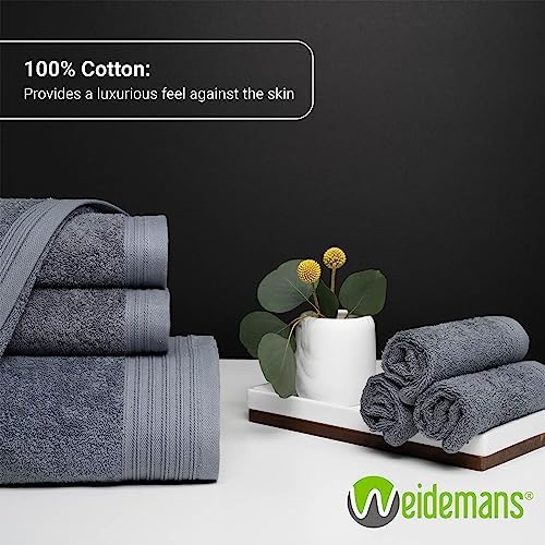8 Pieces Towel Set Including 2 Bath Towels 30" x 56", 2 Hand Towels