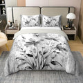 Erosebridal 100% Cotton Abstract Oil Painting Queen Comforter Cover