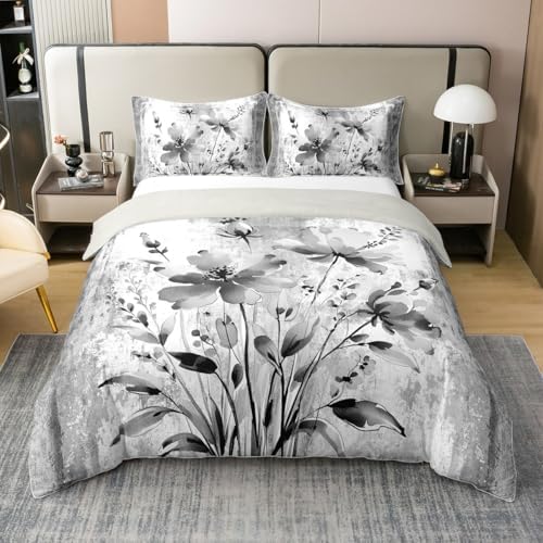 Erosebridal 100% Cotton Abstract Oil Painting Queen Comforter Cover