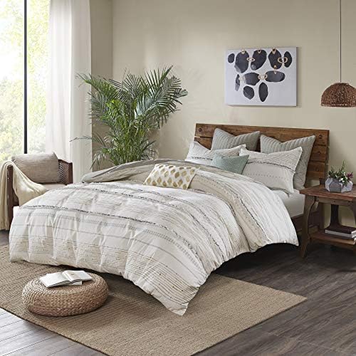 INK+IVY Luxurious Cotton-Bedding Set - Mid Century Trendy Geometric