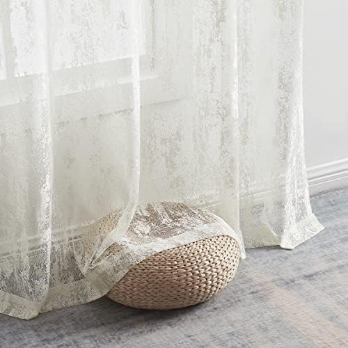 HLC.ME Crawford Modern Abstract Decorative Semi Sheer Light Filtering