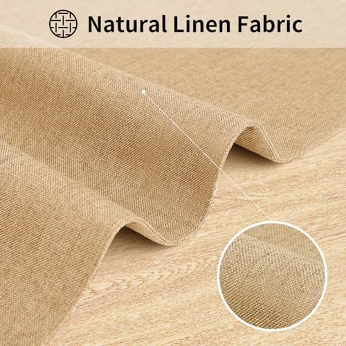 Cloth Placemats, Set of 4 Heat-Resistant Cotton Linen Blend Double