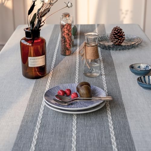 Deep Dream Tablecloth, Embroidered Waterproof Table Cloth Cotton Linen