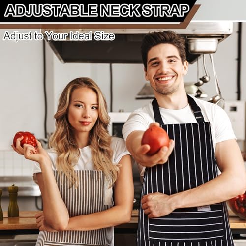Janmercy 24 Pcs Aprons for Women Men