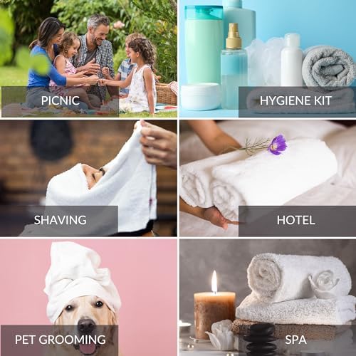 White 16x27 Inch Cotton Blend Economy Hand Towels Salon/Gym/Hotel