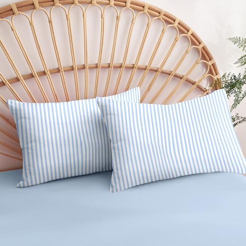 Nayoroom Blue Gingham Duvet Cover Set Full Plaid Checkered Bedding