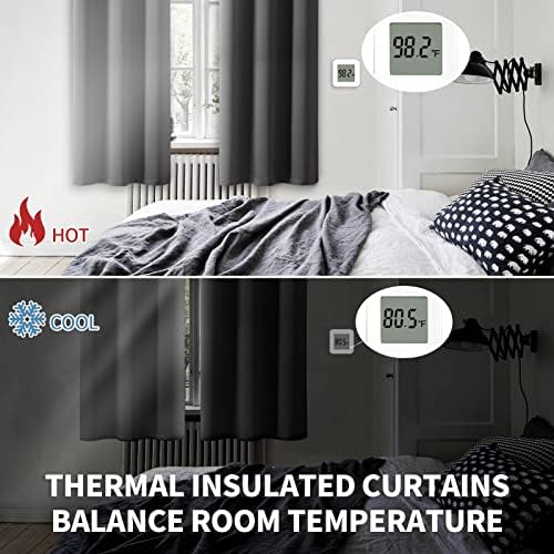 BGment Blackout Curtains - Grommet Thermal Insulated Room Darkening