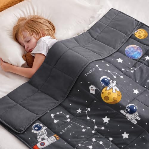 Weighted Blanket 10lbs, 40"x60", Soft Space Small Cooling Heavy