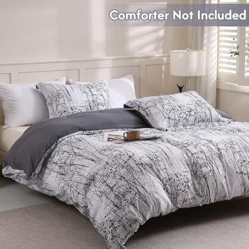 LONAVA King Botaincal 3 Pcs Duvet Cover Set, Breathable Soft