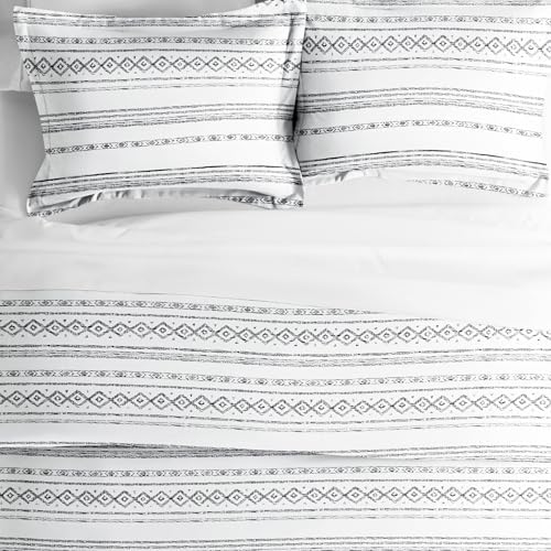 Merit Linens Patterned Soft Duvet Cover Bed Set - Bohemian Patterns