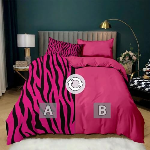 California King Duvet Cover Set Animal Texture Zebra Stripes Soft