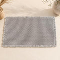 Waffle Bath mat, Non-Slip Water Absorbing Quick Dry Washable Bathroom