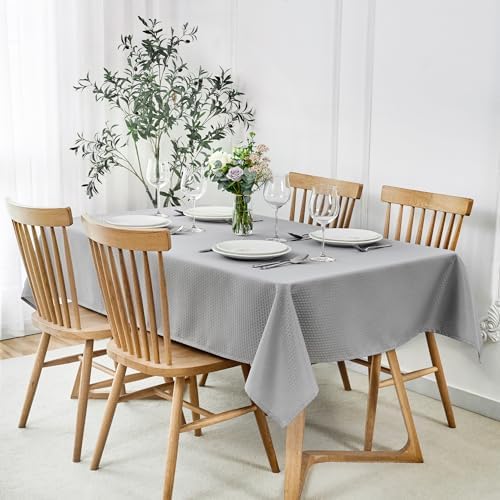 maxmill Square Tablecloth Water Resistance Antiwrinkle Spill Proof