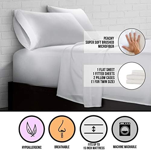 Ella Jayne Super Soft Triple Brushed Cozy Touch Sheet Set, 3-pc