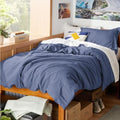 Bedsure Slate Blue Duvet Cover Twin/Twin XL - 2Pcs Prewashed Soft