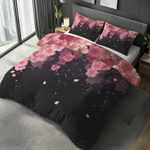 Abstract Geometry Duvet Cover Queen, White Grey Wave Line Bedding Set