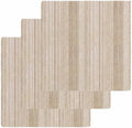 Abstract Beige Waffle Kitchen Towel Set of 3 Rustic Farmhouse