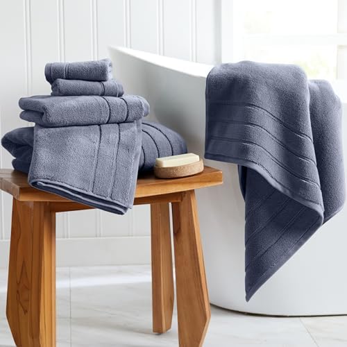 Springtree Home Luxury Turkish Cotton Bath Towels Set | 6-Piece Set