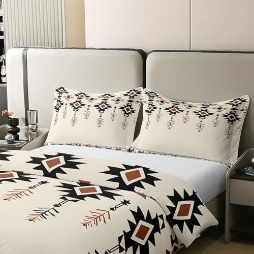 Erosebridal Beige Western 100% Cotton Queen Comforter Cover Native