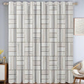 3D Brick Texture Blackout Curtains Minimalist Nordic Style
