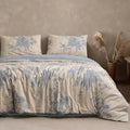 Vintage Reversible Floral Duvet Cover Set, 100% Washed Microfiber