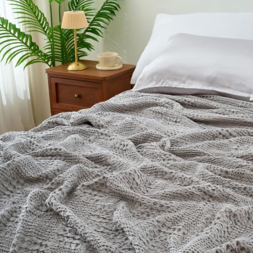 Cotton Viscose Summer Breathable Blanket Queen Size 90"x90"