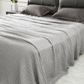Aganear Cooling Blanket King Size,Waffle Weave 90x108 Inches,Grey