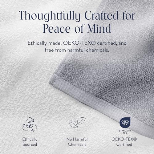 Brooklinen 100% Turkish Cotton Bath Sheets - Set of 2, Smoke Gray