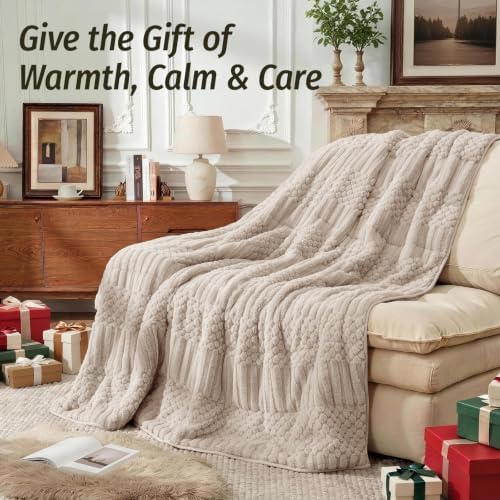 Wemore Sherpa Fleece Weighted Blanket for Adults, 60" x 80" 15 lbs