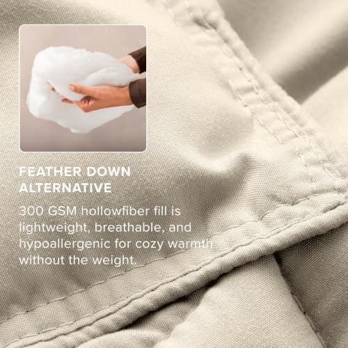 Bare Home Comforter Set - Full Size - Ultra-Soft - Goose Down