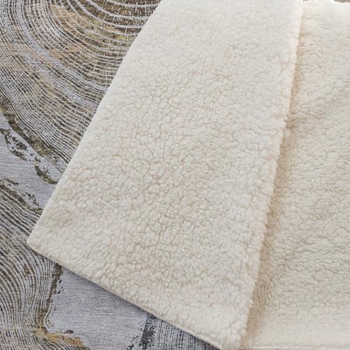 Addison Rugs ASB713 Taupe 50" x 70" Oversized Sherpa Throw Blanket