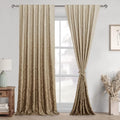 DWCN Ombre Curtains for Bedroom 96 inches Length - Back Tab Elegant