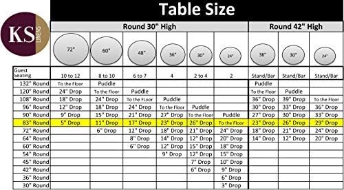 Polyester Round Tablecloth 90-Inch - Seamless Design, Over 30 Color