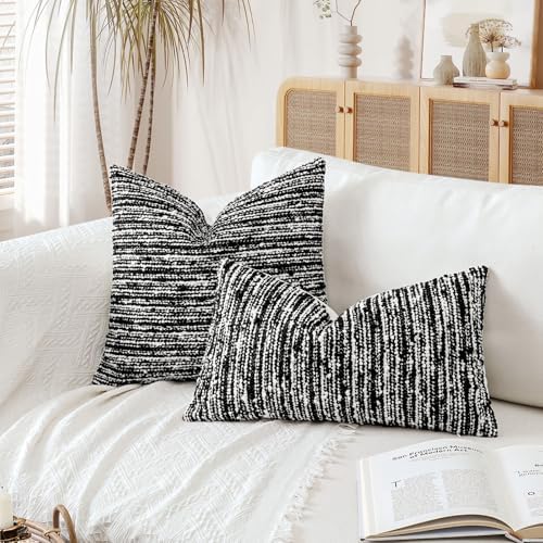 Artscope Throw Pillow Cover 18x18 Inch Set of 2 Super Thick Pillow